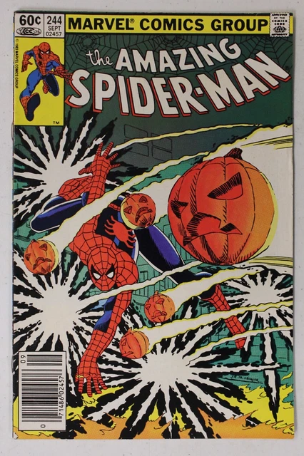 Amazing Spider-Man #244 Marvel 1983 KEY 1st Cameo App Lefty Donovan Hobgoblin FN