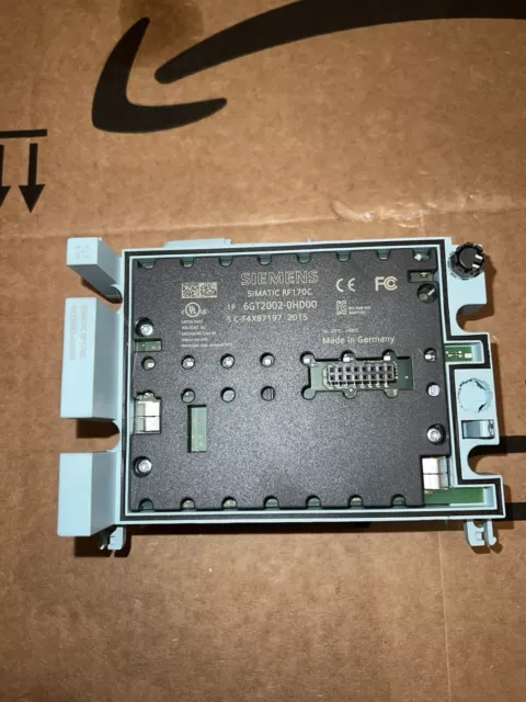 SIEMENS 6GT2002-0HD00, SIMATIC RFID COMMUNICATION MODULE No Box Shelf Ware