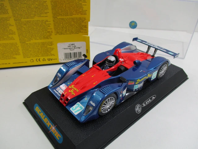 1:32 - Coche de carreras a escala - SLOT CAR MG LOLA #33 LE MANS 2001