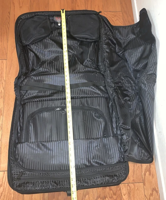 Tumi Black Wheeled Large Bifold Garment Bag Luggage 22” X 22” X 12” 12