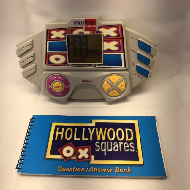 Vintage 1999 Tiger Electronics Hollywood Squares Electronic Handheld Game WORKS