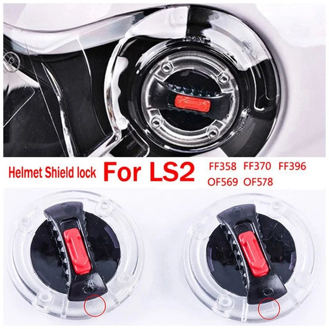 Fibbia casco da moto montaggio visiera destra e sinistra per casco LS2