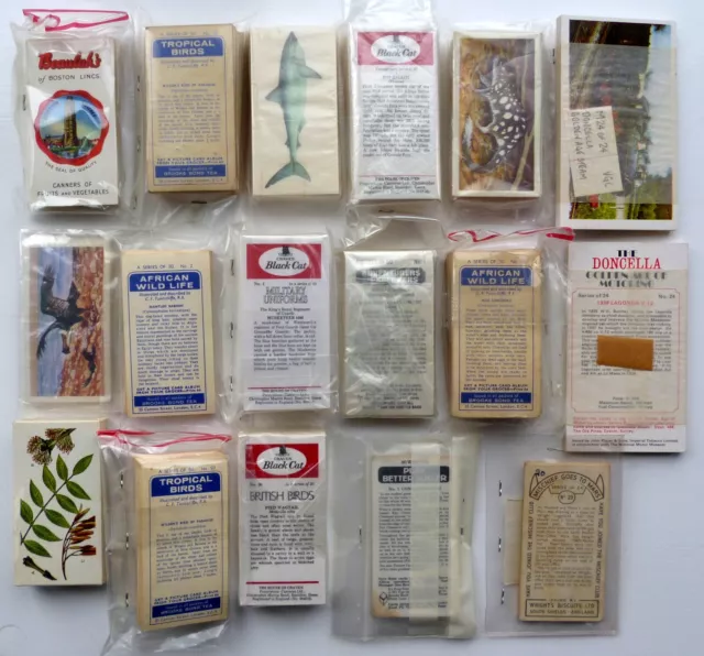 CIGARETTE, TEA, TRADE CARDS. Carreras, Players, Brooke Bond, Wrights Biscuits &c 2