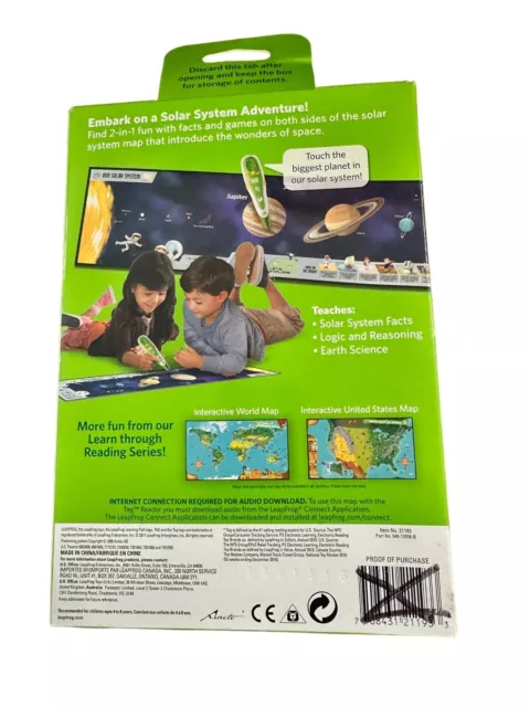 Leapfrog  Solar System Adventure Pack Read & Learn Tag Reading System Brand New 2