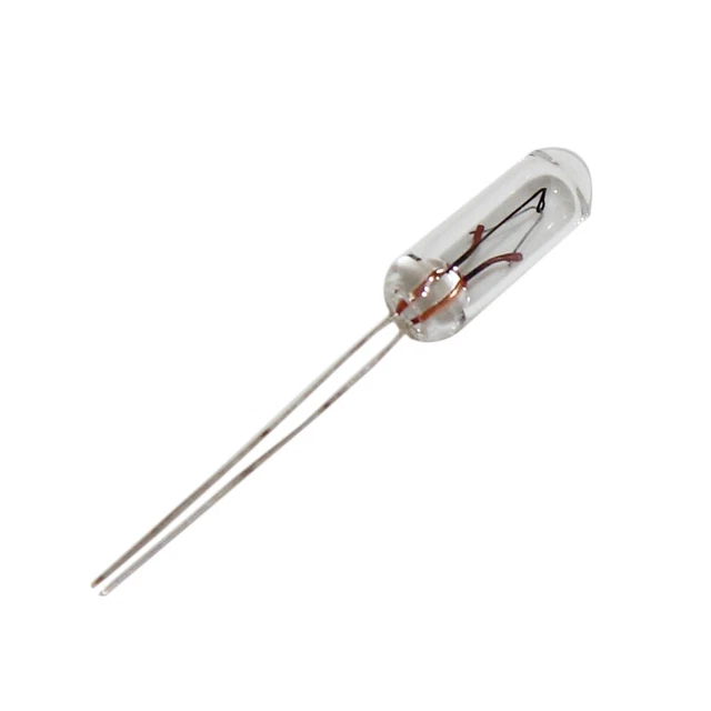 4 lampadine L3206: miniatura 12VDC 80 mA pistone in vetro: T1 1/4 Ø: 4,2 mm Goobay