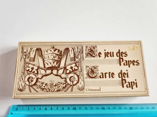 Carte Da Gioco Dei Papi Le Jeu Des Papes Grimaud Poker Original Playing Card New