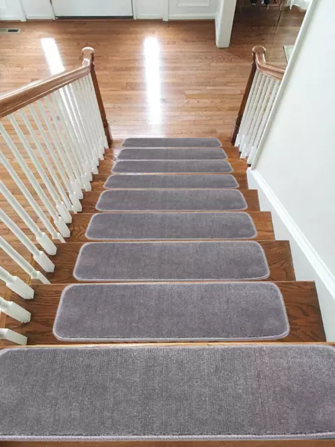 New Carpet Stair Treads NON-SLIP MACHINE WASHABLE Mats/Rugs, 22x67cm, 13pc -15pc