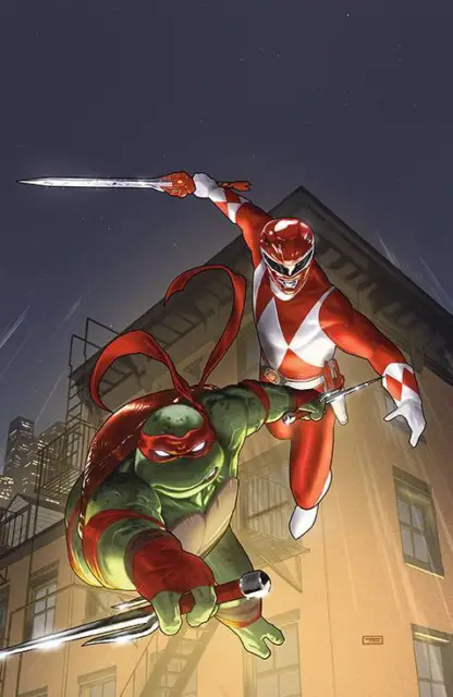 Mighty Morphin Power Rangers Teenage Mutant Ninja Turtles Ii #1 Virgin Variant