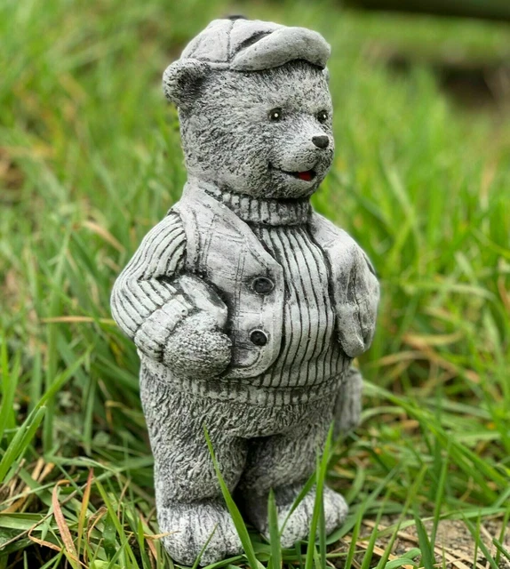 Steinfigur Krone – Gartenskulptur Aus Massivem Steinguss, Frostfest Bis -30°C, 15x27x27 Cm