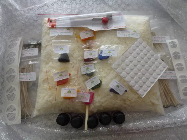 2K Soy Wax Kit Candle Making, Plus All You Need To Use Your OWN Candle Jars. 2