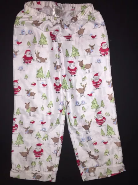 Pottery Barn Kids Winter Wonderland Flannel Pajama Pants Size 6 New Christmas