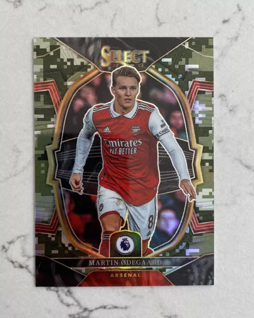 MARTIN ODEGAARD Arsenal 2022-23 Panini Select  ️ VBA Terrasse CAMO Prizm/225