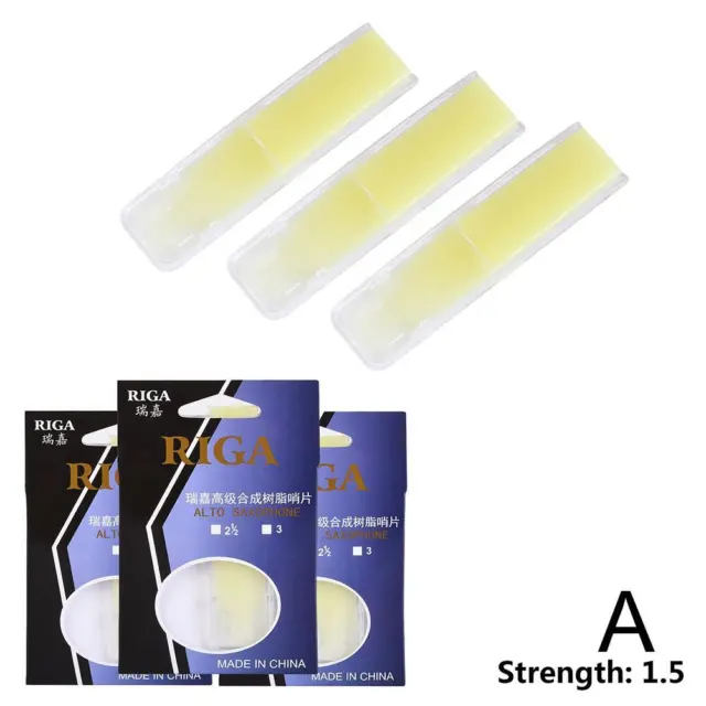 1.5 Alto Saxophone Reeds 1.5/2.0/2.5 Sax Parts Accessories Pack Synthetic Res D6
