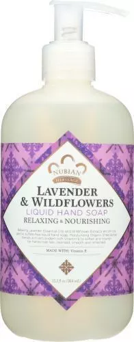 Liquid Jabón de Manos Lavanda & Flores Silvestres 364ml Por Nubian Heritage