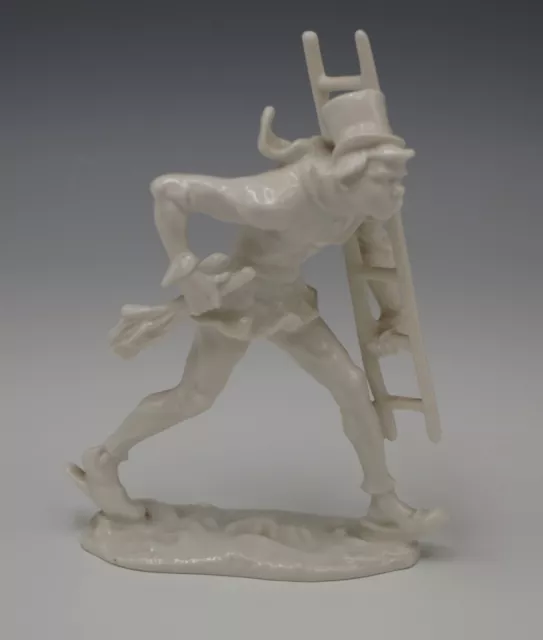 Lorenz Hutschenreuther Porcelain Karl Tutter Chimney Sweep Figurine White