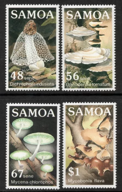 Samoa 1985 Fungi Set Mnh