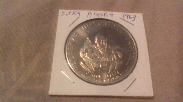Sitka Alaska Historical Capital 1963 So-Called Dollar Trade Token $1 Coin