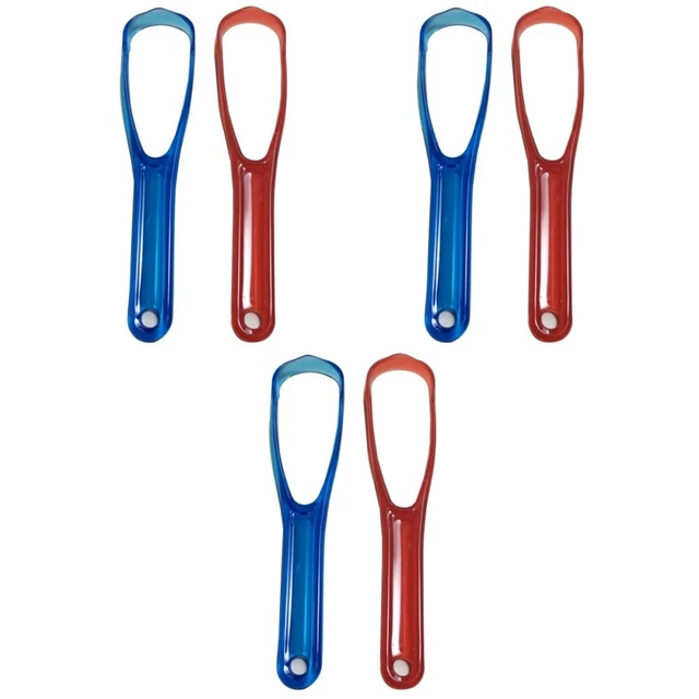 3 piezas raspador de lengua raspador de doble cara de plástico raspador de lengua para hombre
