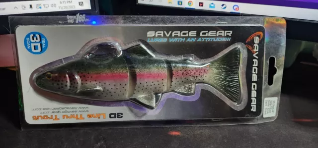Savage Gear 3D Real Trout 8 3.5oz Slow Sinking Dark Trout - Bass