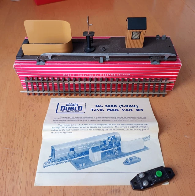 Ancien Set T.P.O. Royal Mail HORNBY Dublo - Train Postal Complet Avec Boîte D'origine