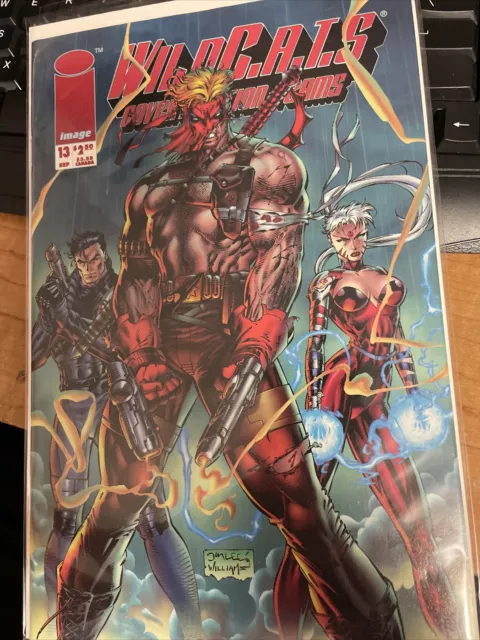 WILDCATS #13 (1994) IMAGE COMICS JIM LEE COVER & ART HTF Direct VARIANT ISSUE