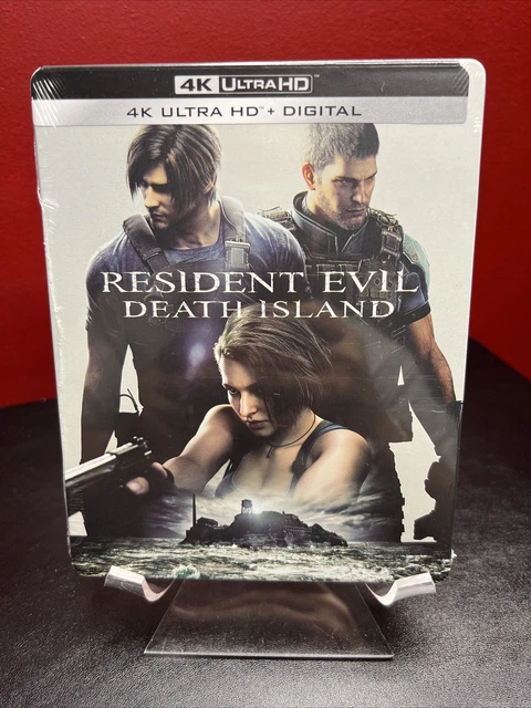 RESIDENT EVIL DEATH Island Steelbook (4K UHD+Digital) Factory Sealed