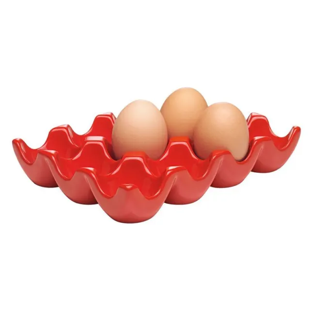 Chasseur - La Cuisson Dozen Egg Tray Red