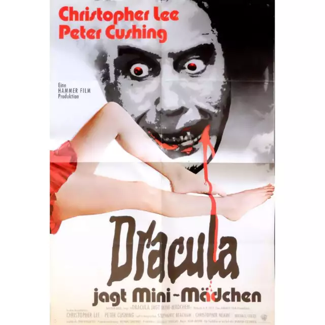 DRACULA 73 Affiche de film  59x84 - 1972 - Christopher Lee, Hammer