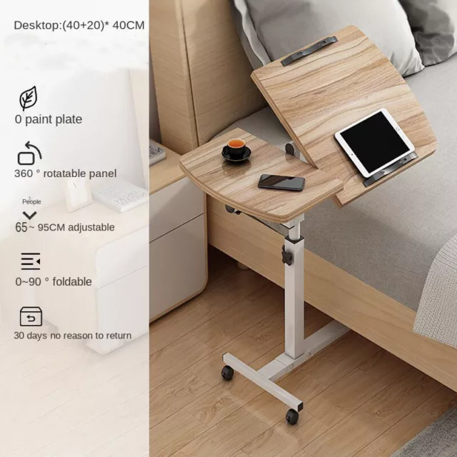 Notebook Desk Adjustable Portable Laptop Table Trolley Sofa Bed Tray Computer 3