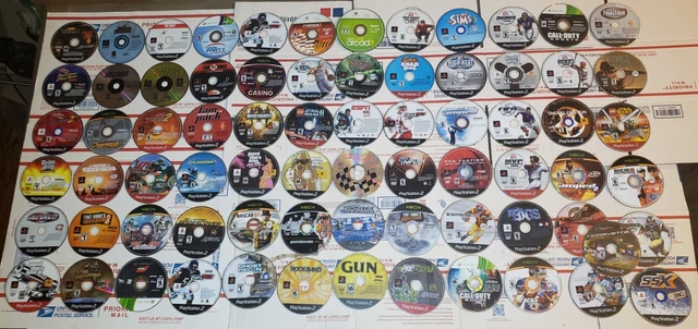 Huge Lot Of 73 Ps2 Ps1 Playstation 2 Xbox & 360 Collection Gta Cod Gt3 Forza +++