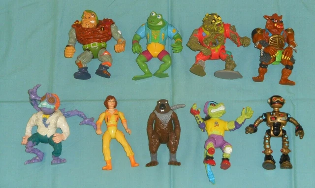 vintage TMNT TEENAGE MUTANT NINJA TURTLES action figures LOT #5