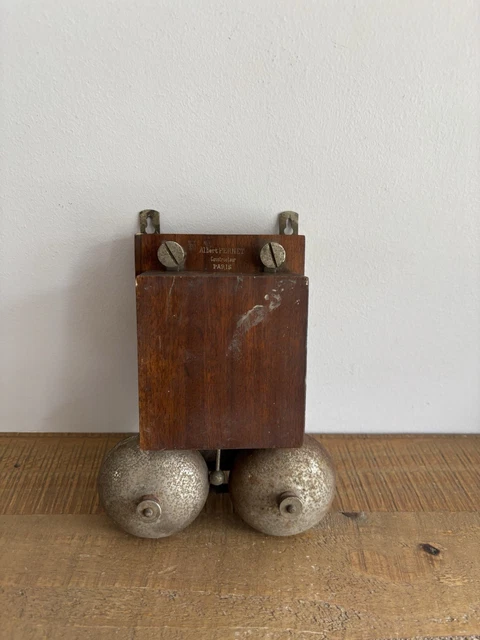 Ancienne Sonnerie Magnétique De Téléphone "Gerbille" 1977 - Métal Argenté, Vintage Français