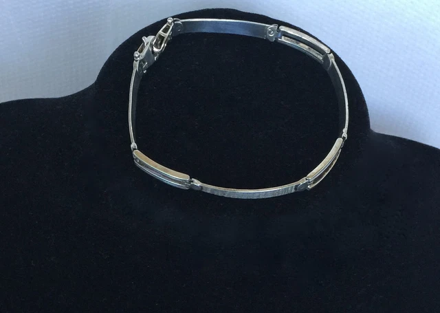 Bracelet Gourmette Vintage Plaqué Or 19 Grammes - Longueur 20 Cm, Neuf Vieux Stock, état Parfait