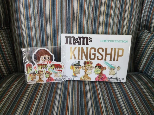 Kingship Gold LE /100 Bored Ape Bayc Limited Edition Chocolate M&M’s Gift Box MM