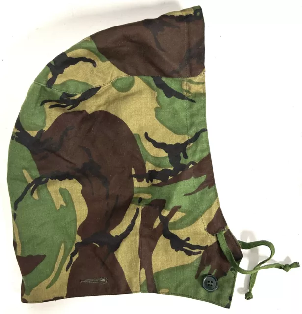 British Military Issue DPM Camouflage Cold Weather Button On Jacket Hood