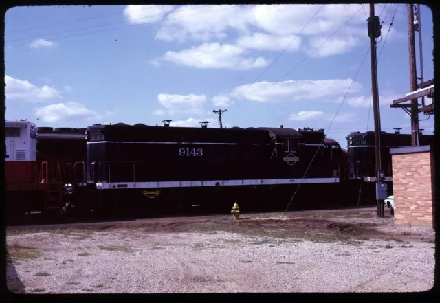 Original Rail Slide - IC Illinois Central 9143 no location 8-1967