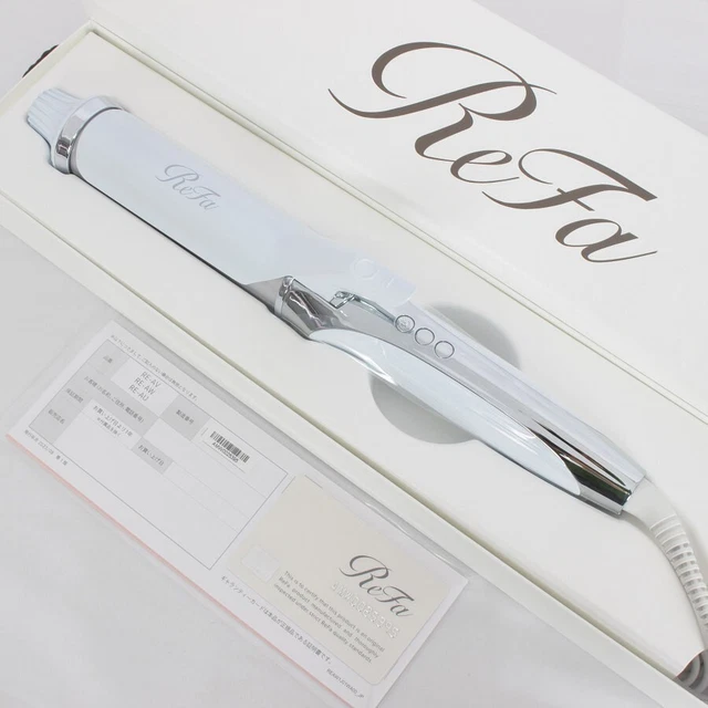 REFA CURL IRON PRO 32mm White RE-AW-02A Hair Curling Iron AC100