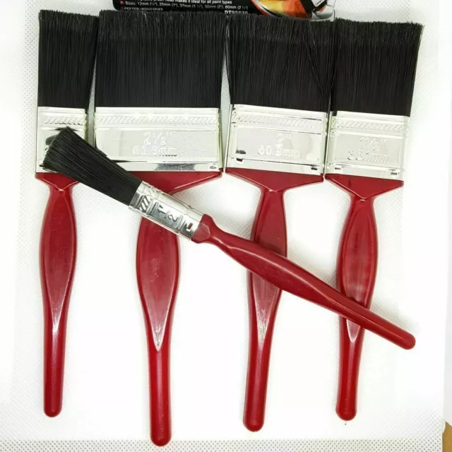 5-10 Pack Durable Fine Paint Brush Set Painting Decorating Advanced Bristles