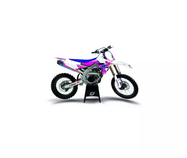 Yamaha Yz 125 / Yz 250 - 02/14 - Kit Déco Blackbird Retro / 2242Aa 2