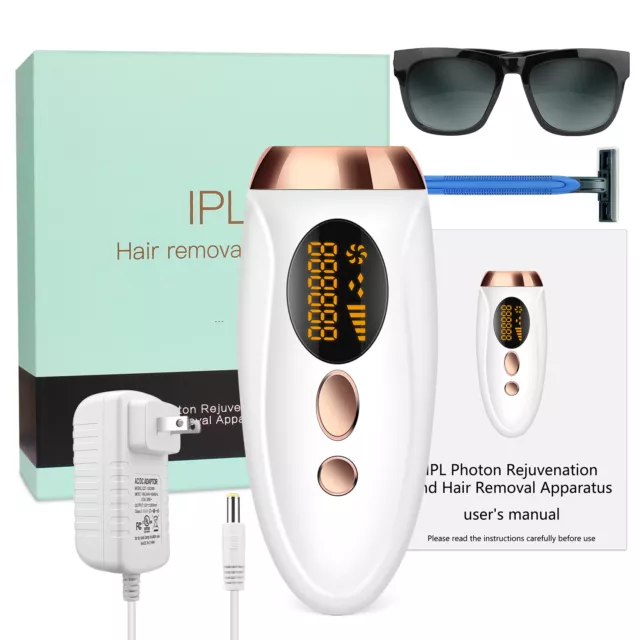 990000 Pulses IPL Laser Permanent Hair Removal Machine Face Body Leg Home Device 2