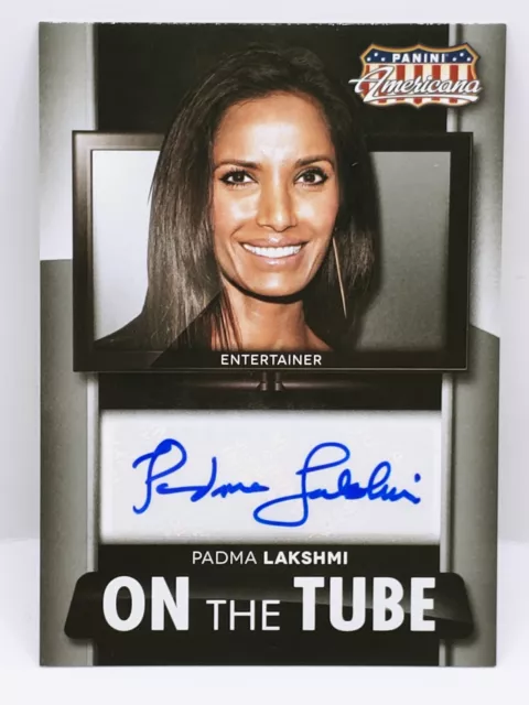 Padma Lakshmi Auto Autograph Top Chef  2015 Americana On the Tube T.V. Movie SP