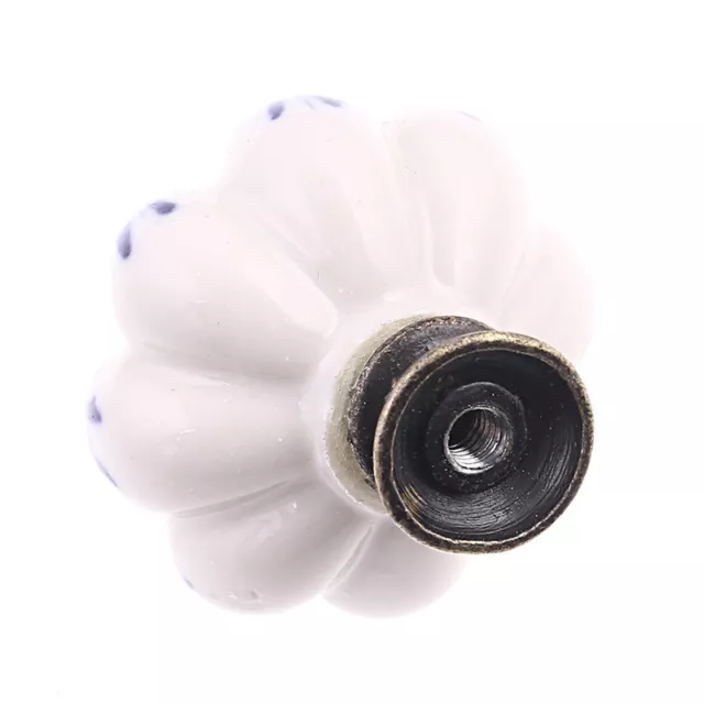 Pumpkin Ceramic Knob Pulls Door Pulls Drawer Cabinet Wardrobe Handles Hardware 2