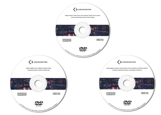 Aggiornamento navigazione mappa Europa DVD per CCC Professional R50 R52 R53 R55 R56 R57