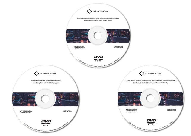 Aggiornamento navigazione mappa Europa DVD per CCC Professional R50 R52 R53 R55 R56 R57