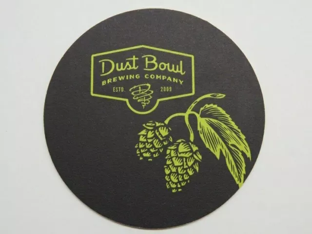 Beer Coaster ~ DUST BOWL Brewery Therapist Imperial IPA ~ Turlock, CALIFORNIA