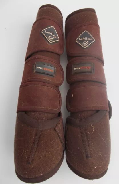 LeMieux Pro Sport Support Boots Brown Size XL