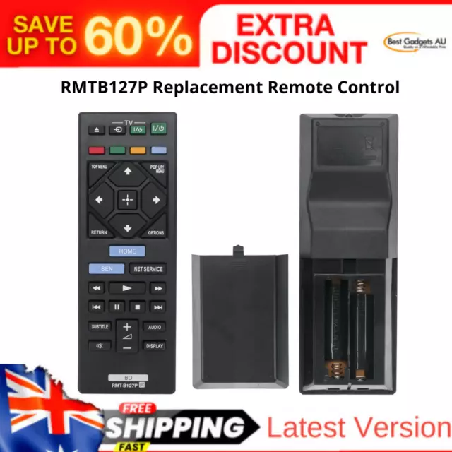 New RMT-B127P Replaced Remote Control for Sony Blu-ray Disc DVD Player BDP-BX120