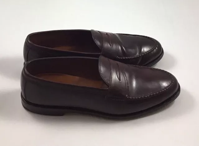 ALLEN EDMONDS MEN’S Patriot Cordovan Penny Loafers Shoes Size 12D $79. ...