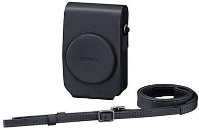 Sony LCS-RXG Custodia Morbida in Pelle per Fotocamere serie RX100 Colore: Nero