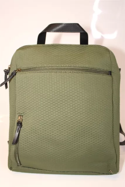 Elliott Lucca Convertible Backpack NWD Olive Textile Medium Shoulder Bag